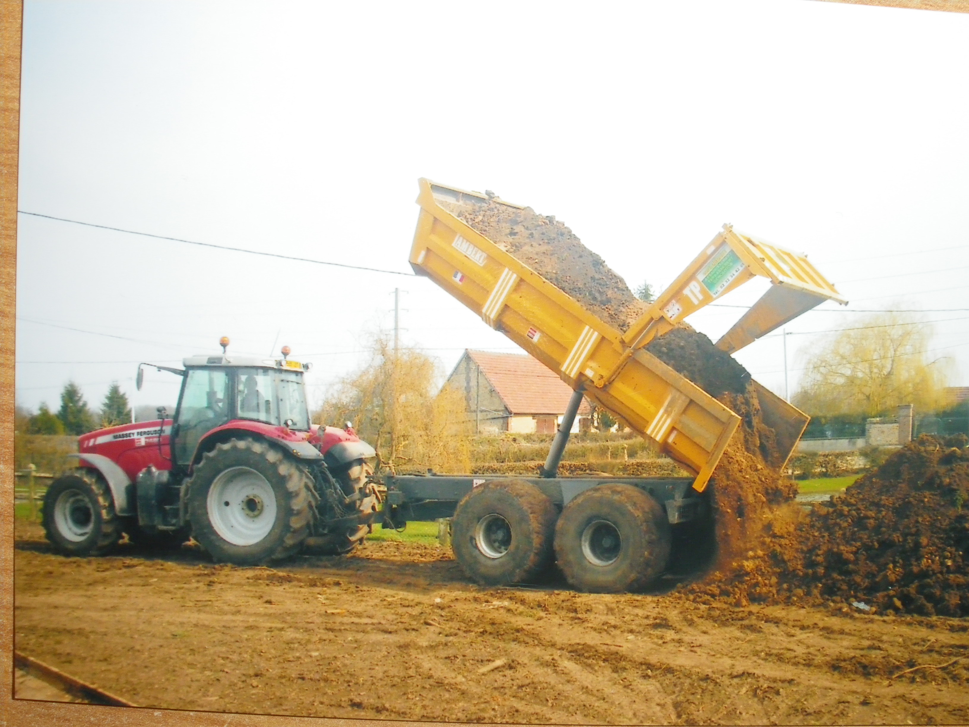 Construction de merlon